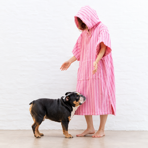 Bongusta Naram Adult Poncho in Pink