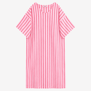 Bongusta Naram Kaftan Dress in Baby Pink & Ski Patrol Terry