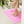 Bongusta Naram Bath Mat in Pink - Inside View
