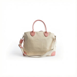 Harvard Mini Weekend Bag / Beige/Light Pink