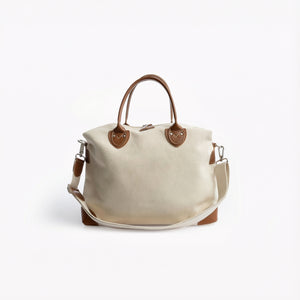 Harvard Mini Weekend Bag / Beige/Dark Brown