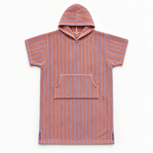 Bongusta Naram Adult Poncho in Camel & Ultramarine