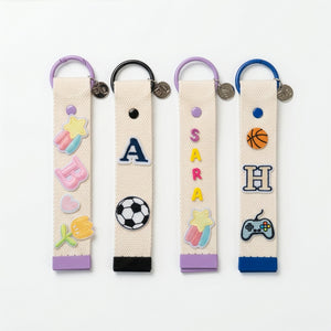 Back to School - Lanyard Keychain with Patches