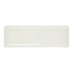 Fabric Tray Oblong White