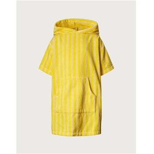 Bongusta Naram Kids Poncho Pristine & Neon Yellow