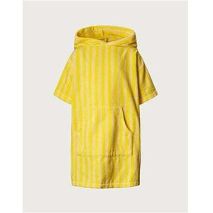Bongusta Naram Kids Poncho Pristine & Neon Yellow