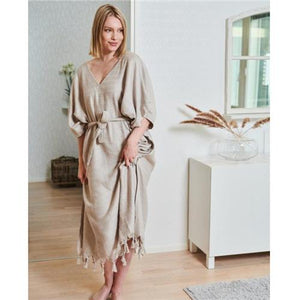 Bamboo Kaftans / Sand / Free Size