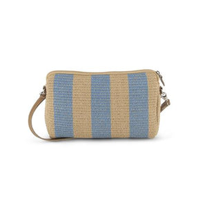 Pochette Paglia/Light Blue