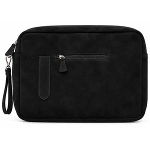 Mystyle Laptop Bag - Suede in Black