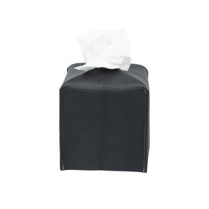 Leather Tissue Cover Square