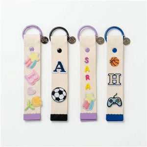 Back to School - Lanyard Keychain with Patches