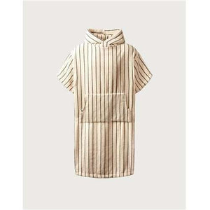 Naram Adult Poncho Creme & Ink