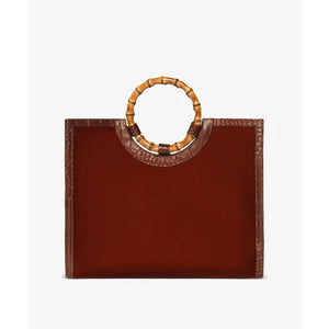 Mystyle Bamboo Handbag Deluxe - Large in Burgundy