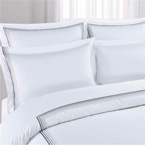 STYLE 5 FIT SHEET (160X200CM) + DC (220X240CM) + PC 4 (50X70CM) - WHITE 11 W GREY E