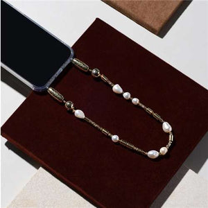 Banded Wristlet - Pearl/Gold-Accessories-Workshop-Ossa