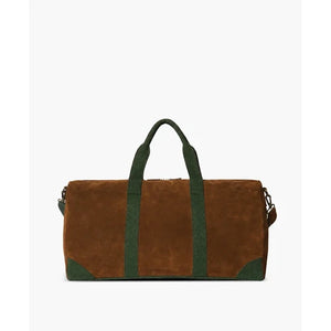 Mystyle Suede Boston Duffel Bag Large - Felt in Green