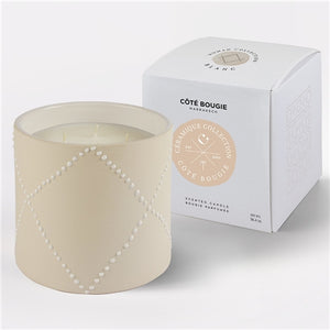 Nomad Ceramic Candle Blanc