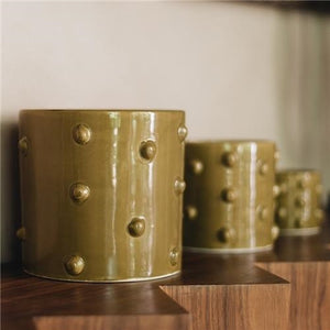 Itto Ceramic Candle Olive