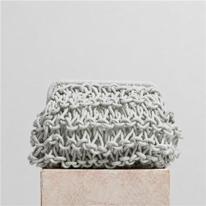 Medium Rope Money Bag - Teal