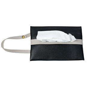 Leather Tissue Cover with Handle