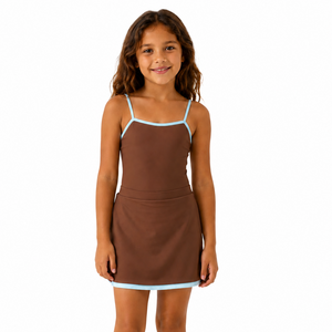 Paloma Kids - Two Toned Swimsuit & Skort Set