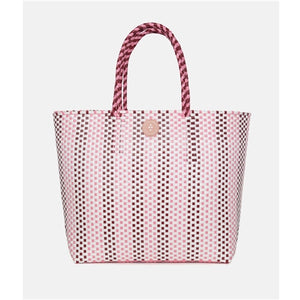 Woven Tote Bag Pink