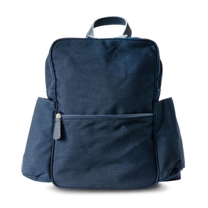 Large Square Back Pack  / Navy Blue