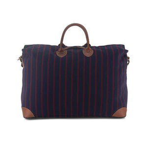 Pinstripe Harvard Borsone Large Blue