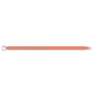 Satin Bracelet "You Are My Happy Place" Salmon
