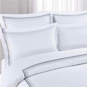 STYLE 5 FIT SHEET (200X200CM) + DC (260X240CM) + PC 4 (50X70CM) - WHITE 11 W GREY E