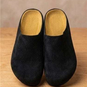 Suede Mules