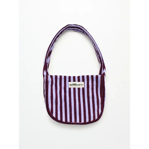 Bongusta Naram Cross Over Bag in Wine & Lavender Blue