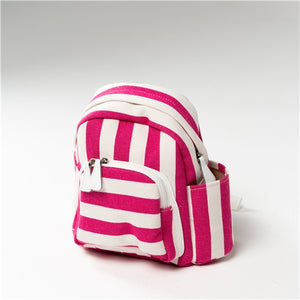 Zaino Small Rigato Pink