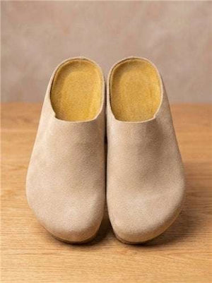 Suede Mules