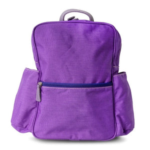 Large Square Back Pack  / Purple