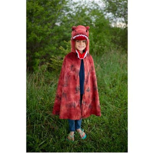 Grandasaurus T-Rex Cape & Claws, Red/Black