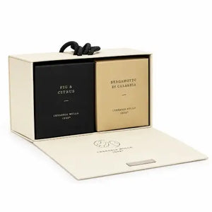 Luxury Folding Gift Set 2 Candles - Bergamotto Di Calabria / Fig & Citrus