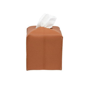 Leather Tissue Cover Square