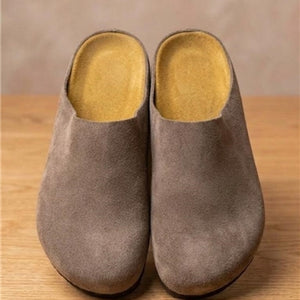 Suede Mules