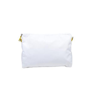 Rectangular Pouch Cordura / White  / Yellow Strap