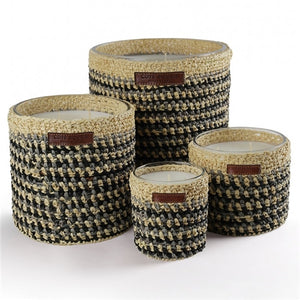Raphia Crochet Mia Candle / Oriental