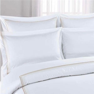 STYLE 5 FIT SHEET (160X200CM) + DC (220X240CM) + PC 4 (50X70CM) - WHITE 11 W BEIGE E