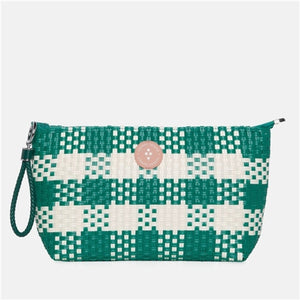 Woven Pencil Bag Green