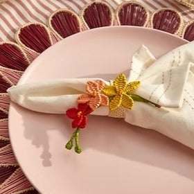 Calanthe Orchid Napkin Ring