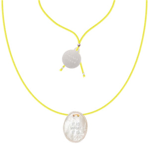 Fildisi Necklace "It Is What It Is"