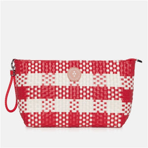 Woven Pencil Bag Red