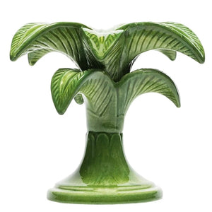 CERAMIC PALM VASE