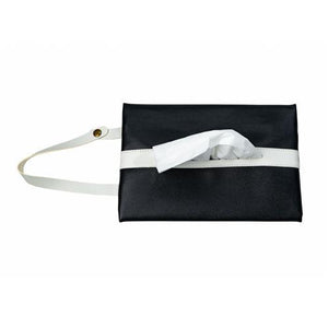 Leather Tissue Cover with Handle