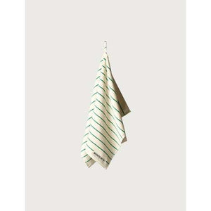 Bongusta Naram Bath Towels in Pure White & Grass