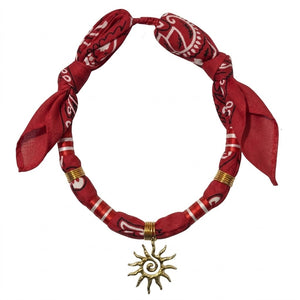 Red Bandana Necklace